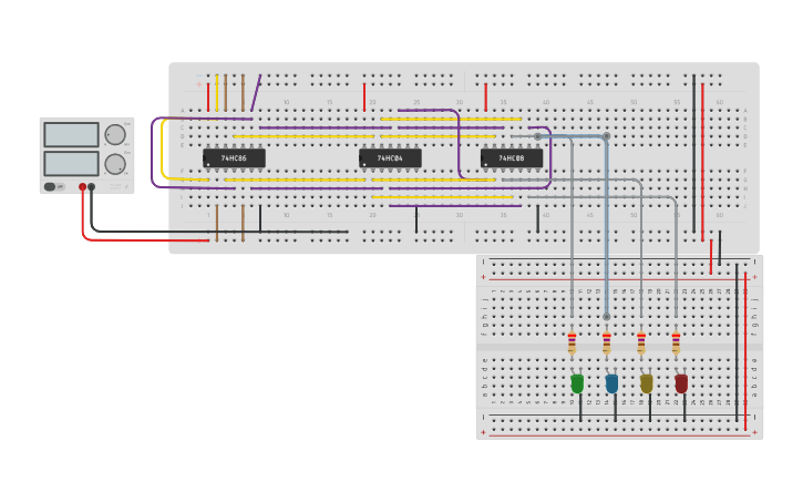 Circuit design encoder - Tinkercad