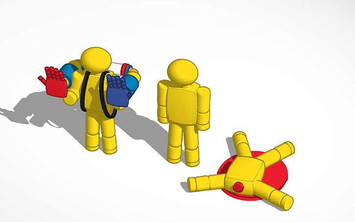 3D design grabpack - Tinkercad