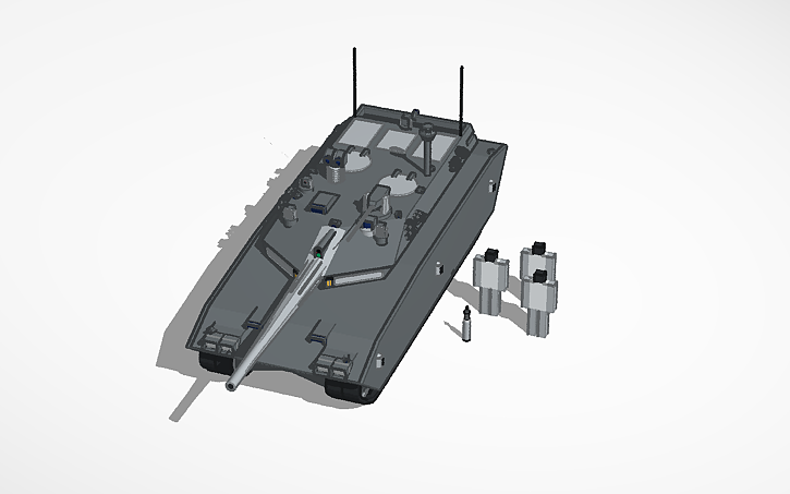 3D design FLXcACP type A Standard Tank - Tinkercad