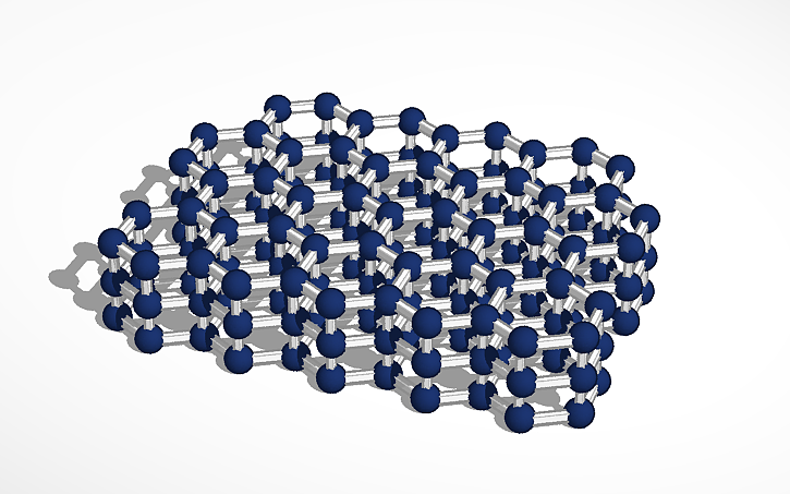 3D design Molécula - Grafite - Tinkercad