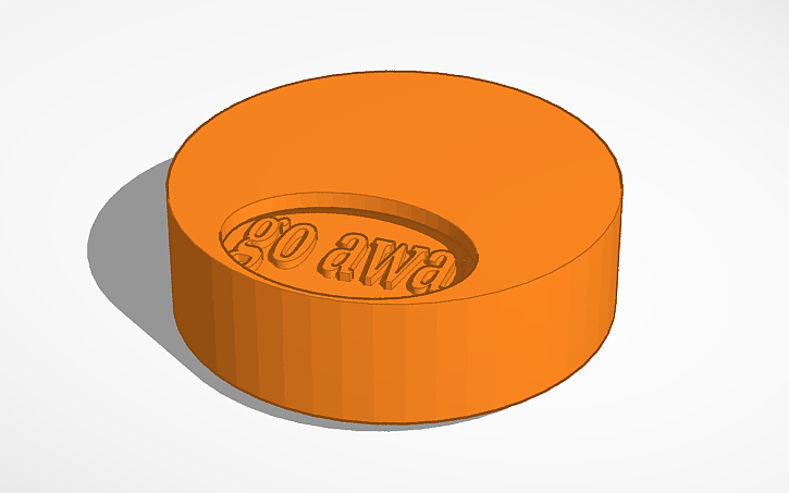 3D design This is a sign - Tinkercad