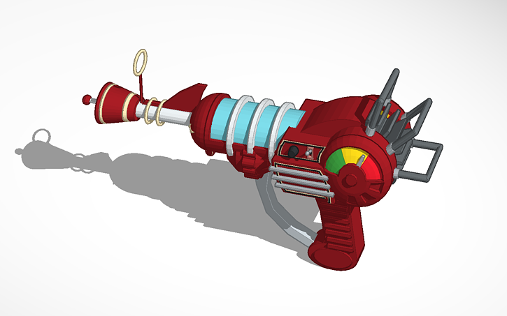 3D design Raygun from COD Zombies - Tinkercad