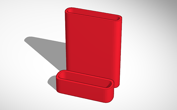 3D design simple curved box with lid - Tinkercad