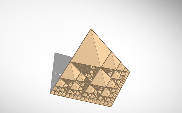3D design pyramid V2 - Tinkercad