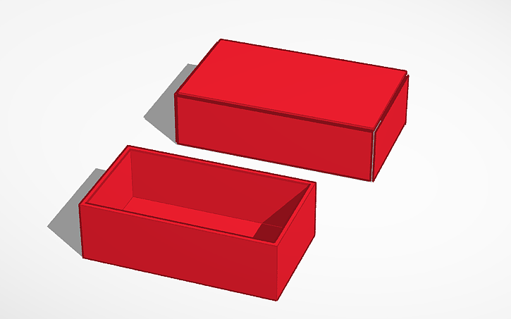 3D design box - Tinkercad