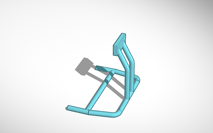 3D design Roll Bar Modellino scala 1:18 - Tinkercad