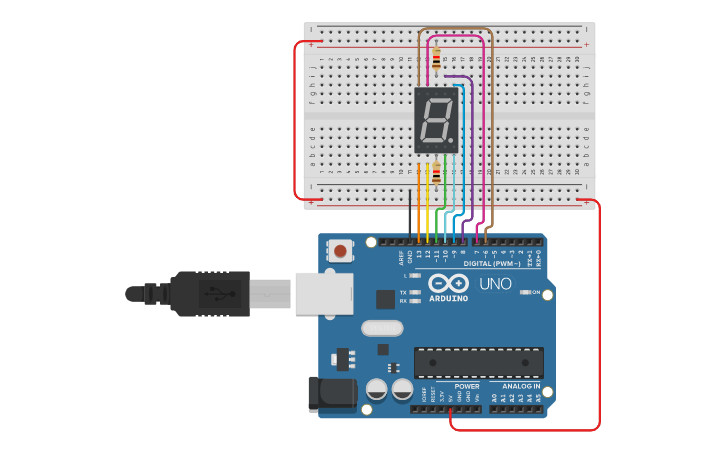 Caps Counter Arduino Timer Circuit design Sorsoni Activity2 Seven Segment LED CAPS Counter A-J ...