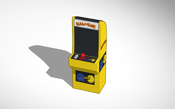 3D design Pac-Man Arcade Machine - Tinkercad