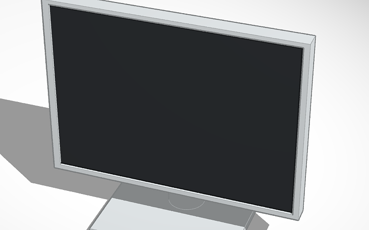 3D design coputer screen - Tinkercad