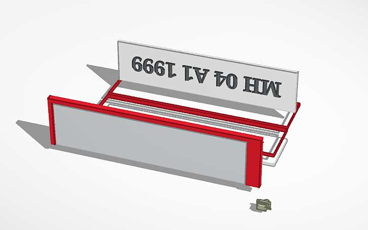3D design Plate-flipper+plate holder - Tinkercad