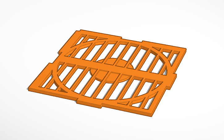 3D design Box Panel - Tinkercad