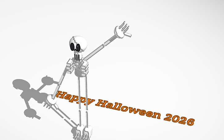 3D design Griffin's Skeleton - Tinkercad