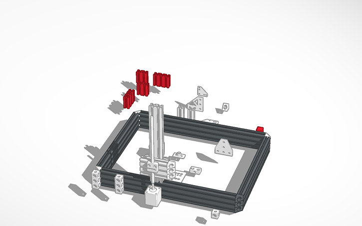 3D design Copy of V-slot parts - Tinkercad
