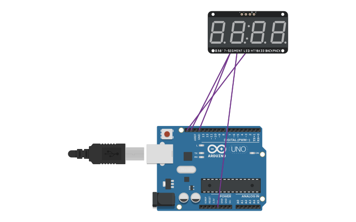 Circuit design timer - Tinkercad