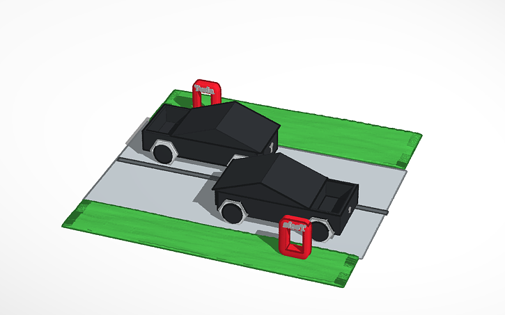 3D design Tesla - Tinkercad