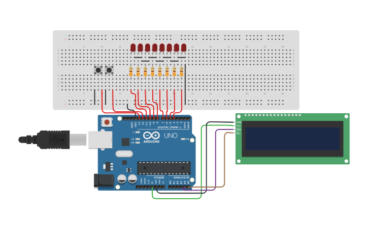 Circuit design ARDUINO - Tinkercad