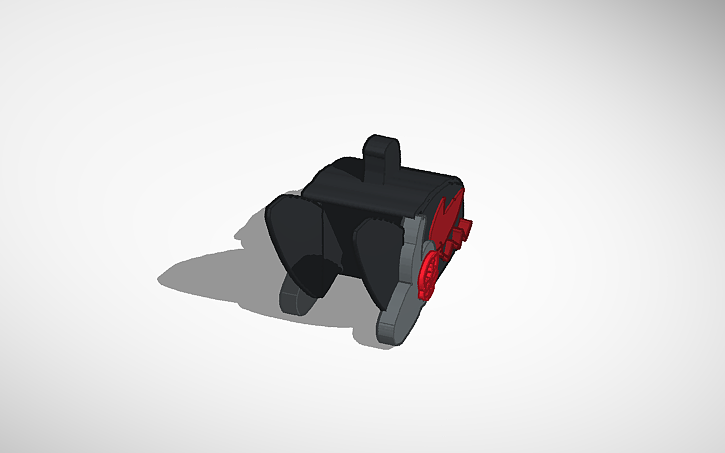 3D design protogen mask - Tinkercad