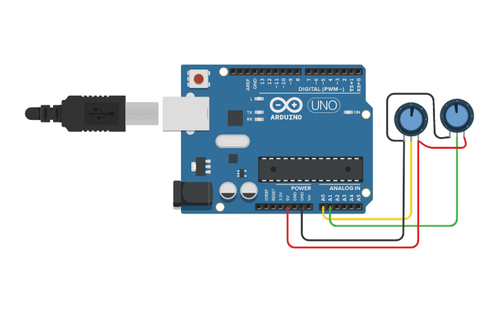 Circuit design Joystick - Sketch - Tinkercad