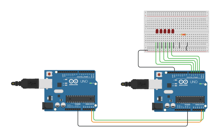 Circuit design Arduino R3 - Tinkercad