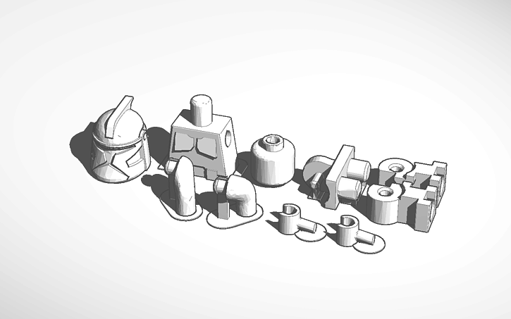 3D design LEGO Star wars - Tinkercad