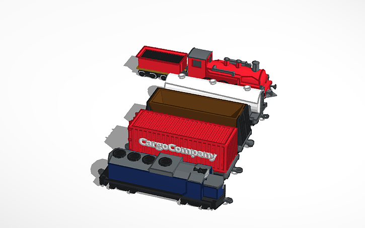 3D design train contest - Tinkercad