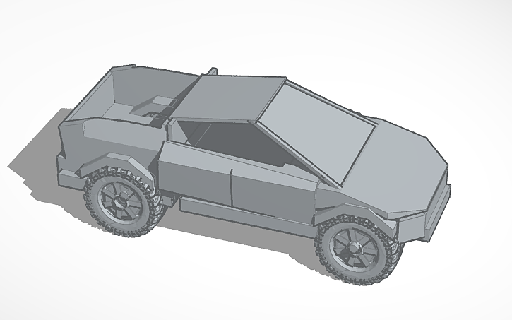 3D design Tesla - Tinkercad