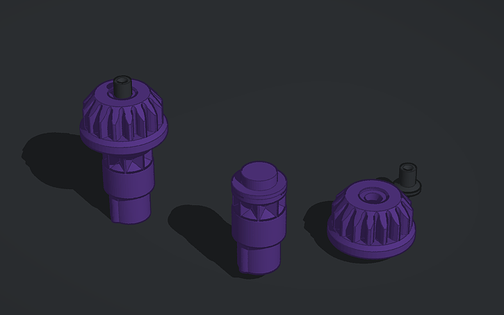 3D design v4 extreme trigger bit - Tinkercad