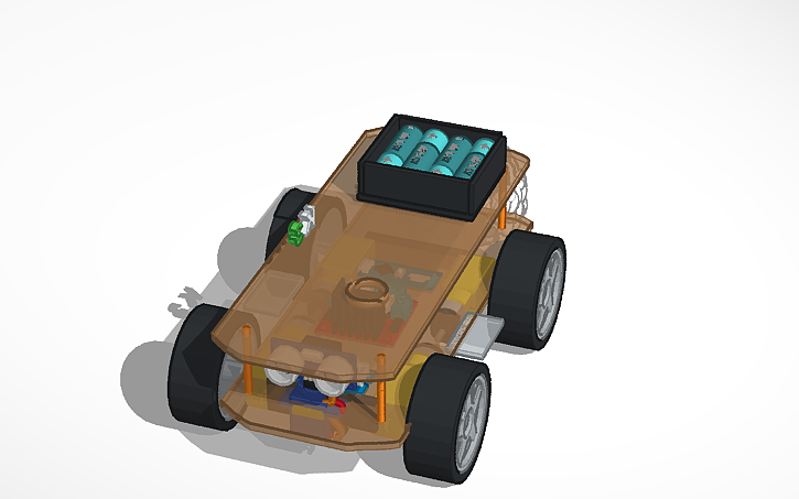 3D design Copy of arduino car - Tinkercad