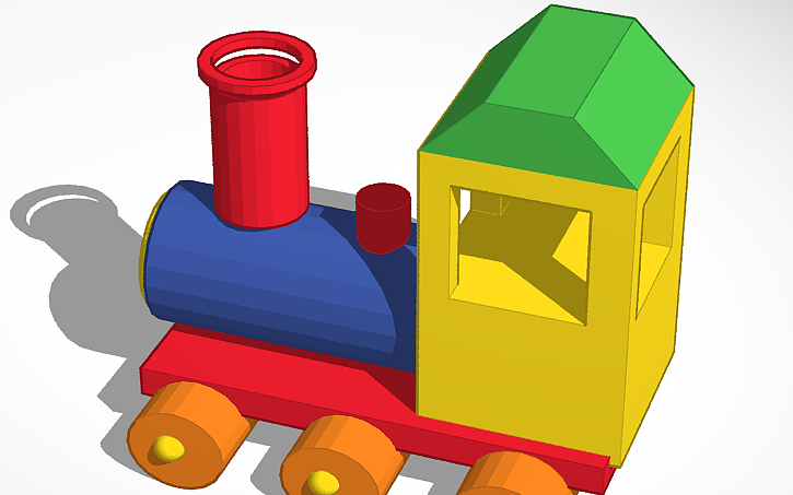3D design Train - Tinkercad