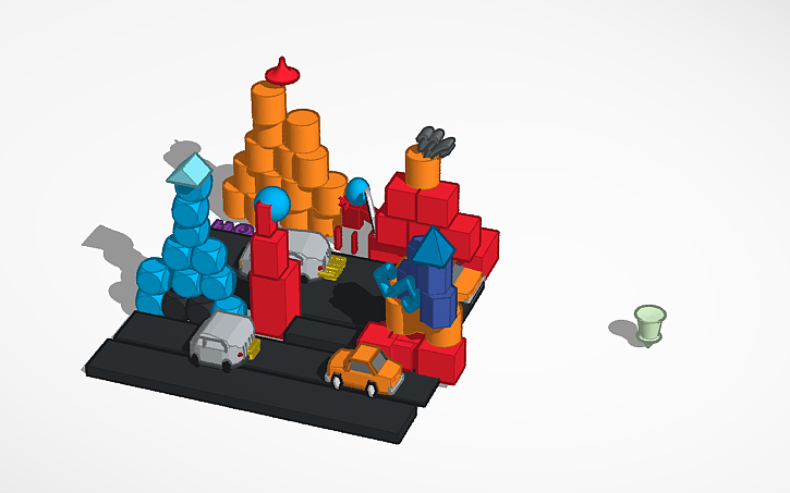 3D design the city - Tinkercad