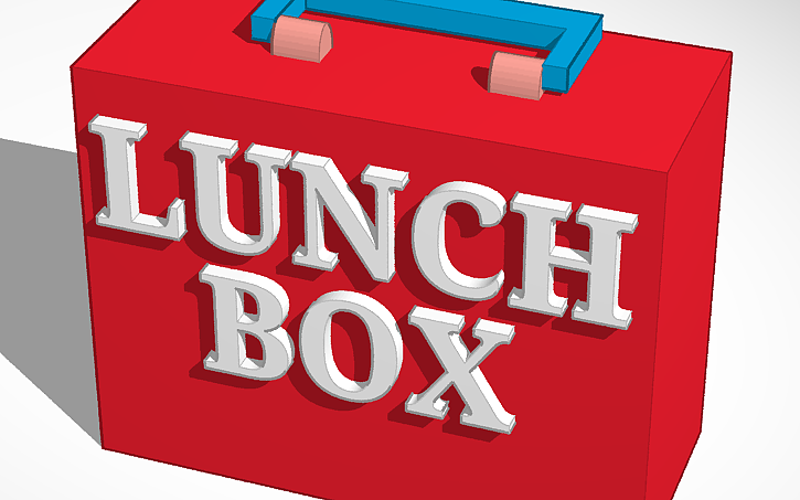 3D design Lunch Box - Tinkercad