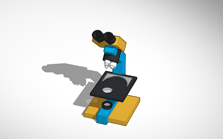 Microscope Cad 3D design Microscope 🔬 - Tinkercad
