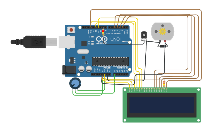 Circuit design ICT2 Q4Exam 2026 - Tinkercad