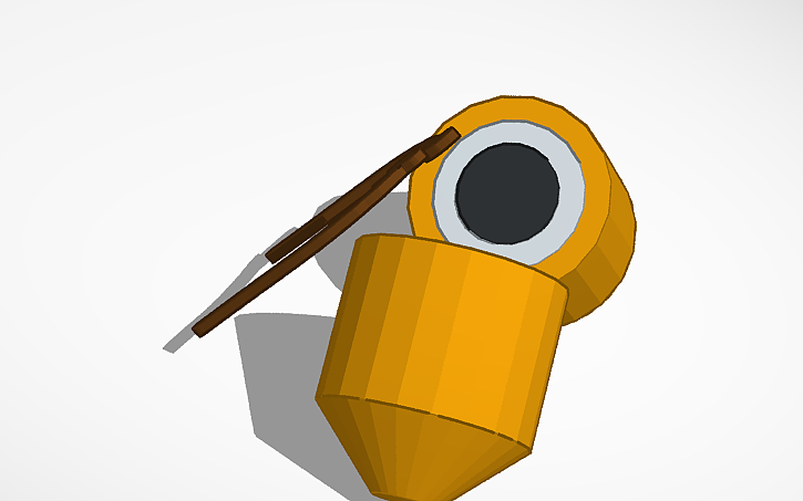 Tinker Instrument 3D design Musical instrument of Ladakh- DAMAN - Tinkercad