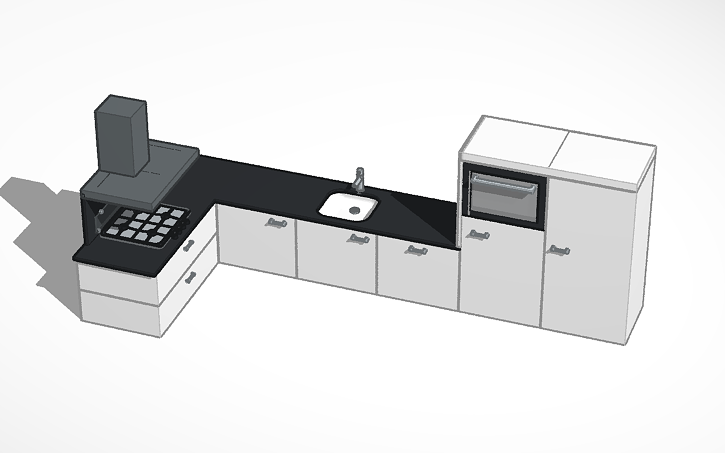3D design Kitchen - Tinkercad