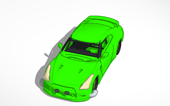 3D design Nissan drag r35 gtr - Tinkercad