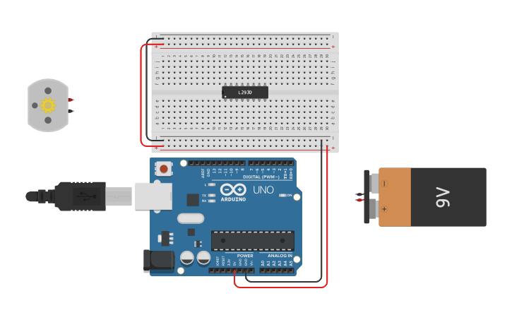 Circuit design All About Arduino - Q5 - Tinkercad