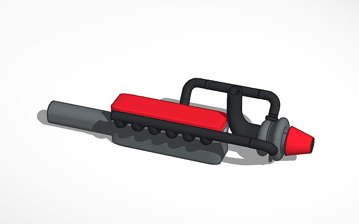 3D design I6 Turbo Drag Setup - Tinkercad