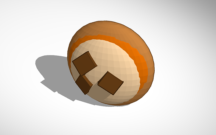 3D design Cookie from Cookie Clicker - Tinkercad