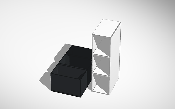 3D design Storage for chargers - Tinkercad