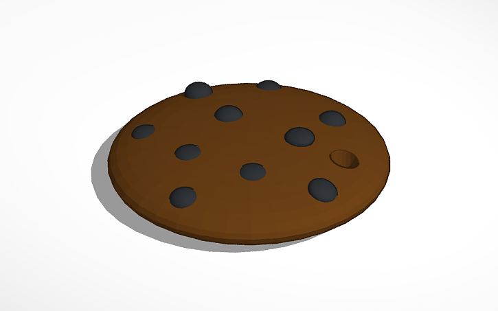 3D design cookie - Tinkercad