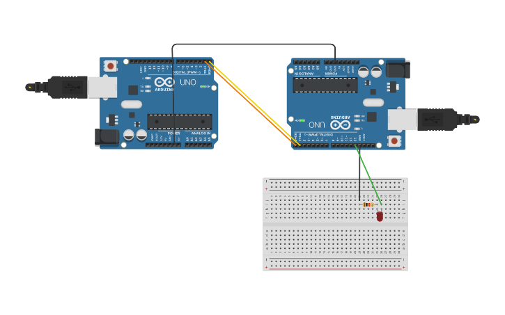 Circuit design UART - Tinkercad