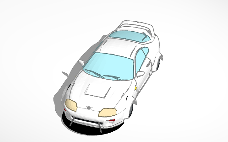 3D design Toyota Supra Tune - Tinkercad