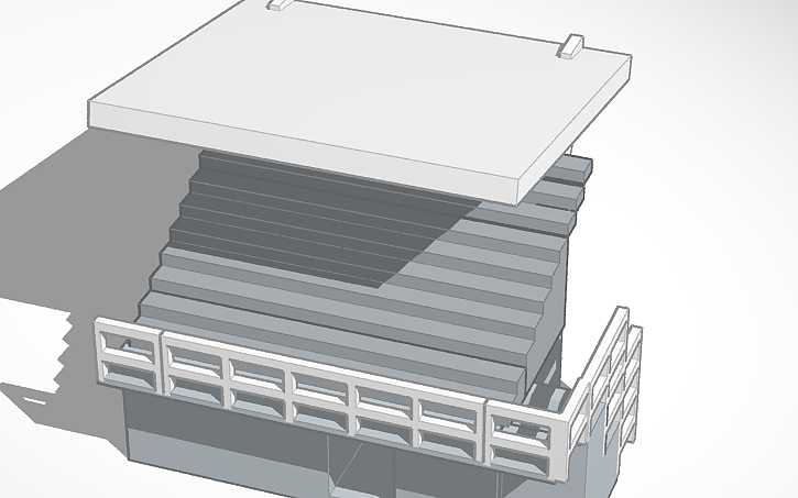 3D design Gradas - Tinkercad
