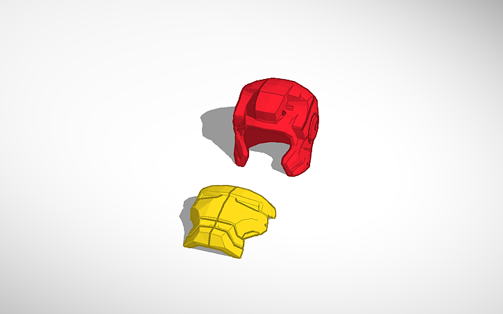 3d printed lego iron man helmet Marvel Avengers 76165; Brick Iron Man-Mask for-Adults to Build and Display, Creative Challenge for Marvel Fans (480 Pieces) : Toys & Games Lego Iron-Man Helmet - Tinkercad
