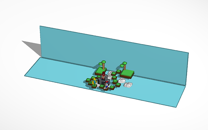 3D design noob fnf (diferrent map) - Tinkercad