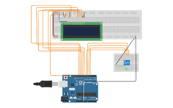 Circuit design Water Level Sensor - Tinkercad