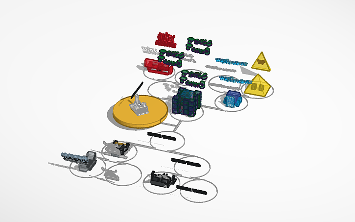 Pyramid Ramp Battlebot Design 3D design New Battlebots Tournament (STARTED!) - Tinkercad
