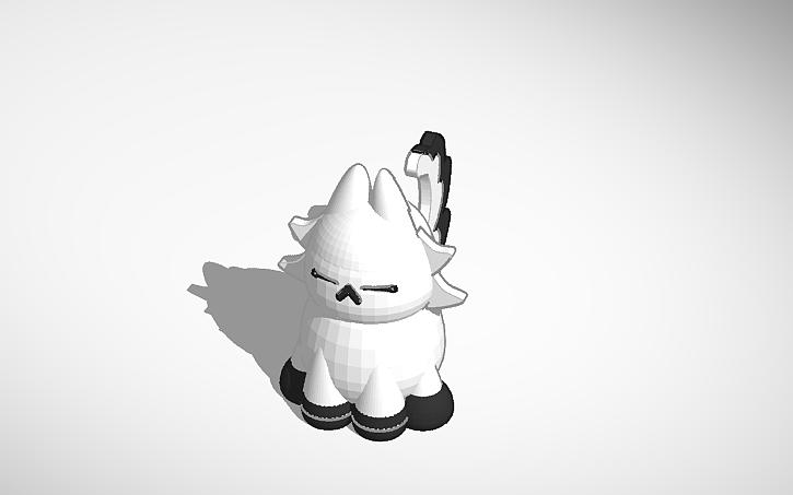 3D design Sad - Cat - Tinkercad