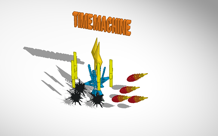 3D design time machine - Tinkercad
